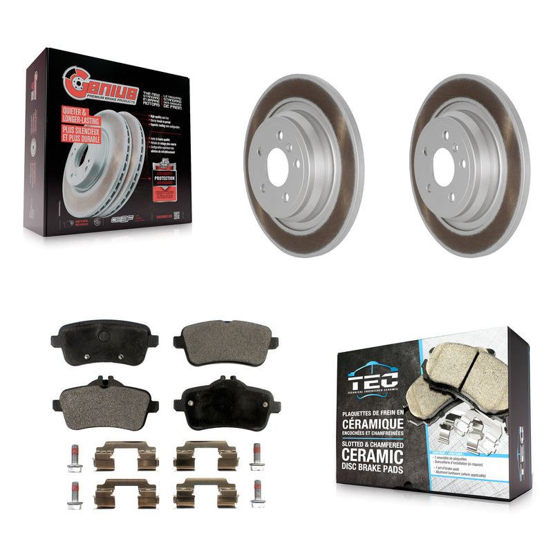 Transit Auto KGT-101644 Disc Brake Kit for 2012-2018 Mercedes-Benz GLE300d, Mercedes-Benz GLE350 and More - Rear