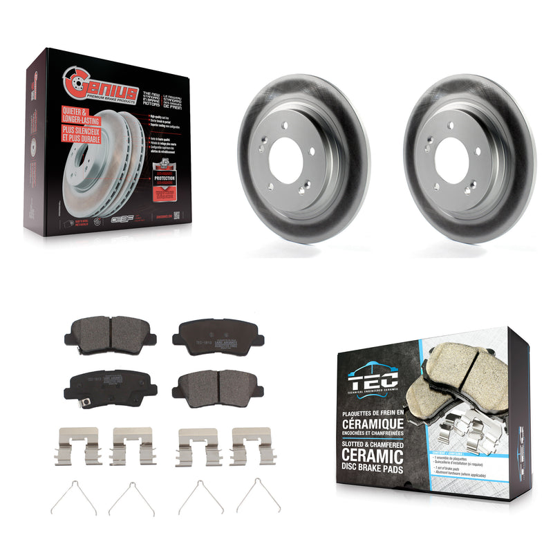 Transit Auto KGT-101649 Disc Brake Kit for 2016-2024 Hyundai Elantra GT, Kia Forte5 and More - Rear