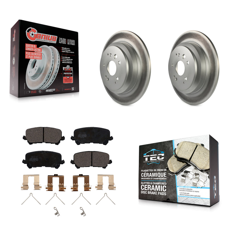 Transit Auto KGT-101652 Disc Brake Kit for 2014-2016 Acura MDX - Rear