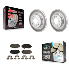 Transit Auto KGT-101663 Disc Brake Kit for 2014-2018 Mazda 3, Mazda 3 Sport - Rear