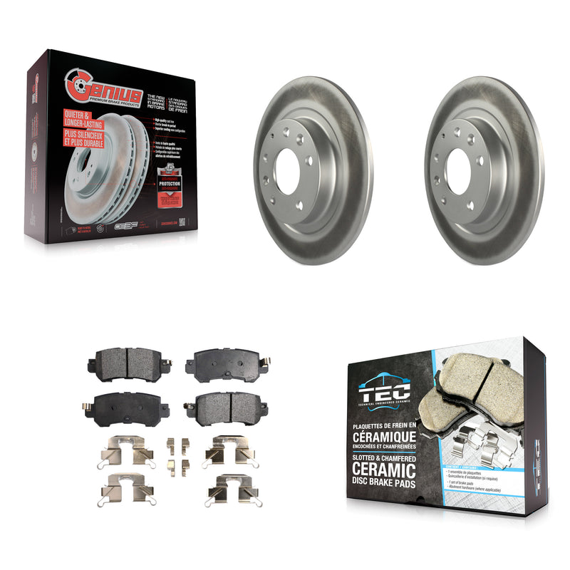 Transit Auto KGT-101669 Disc Brake Kit for 2016-2018 Mazda CX-3 - Rear