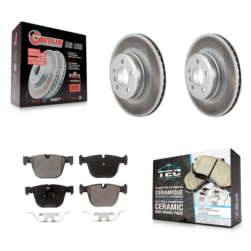 Transit Auto KGT-101676 Disc Brake Kit for 2007-2019 BMW X5, BMW X6 - Rear