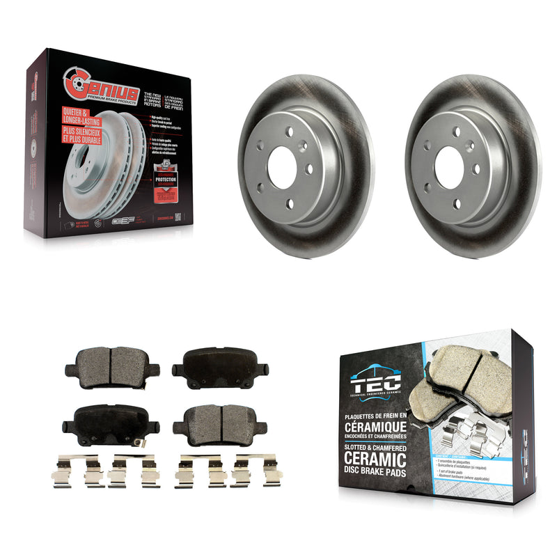 Transit Auto KGT-101686 Disc Brake Kit for 2016-2023 Chevrolet Bolt EUV, Chevrolet Bolt EV and More - Rear
