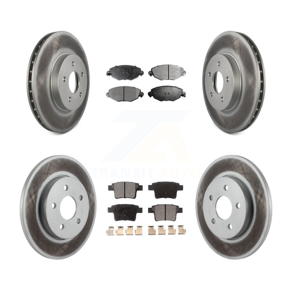Transit Auto KGT-101766 Disc Brake Kit for 2005-2008 Jaguar X-Type - Front and Rear