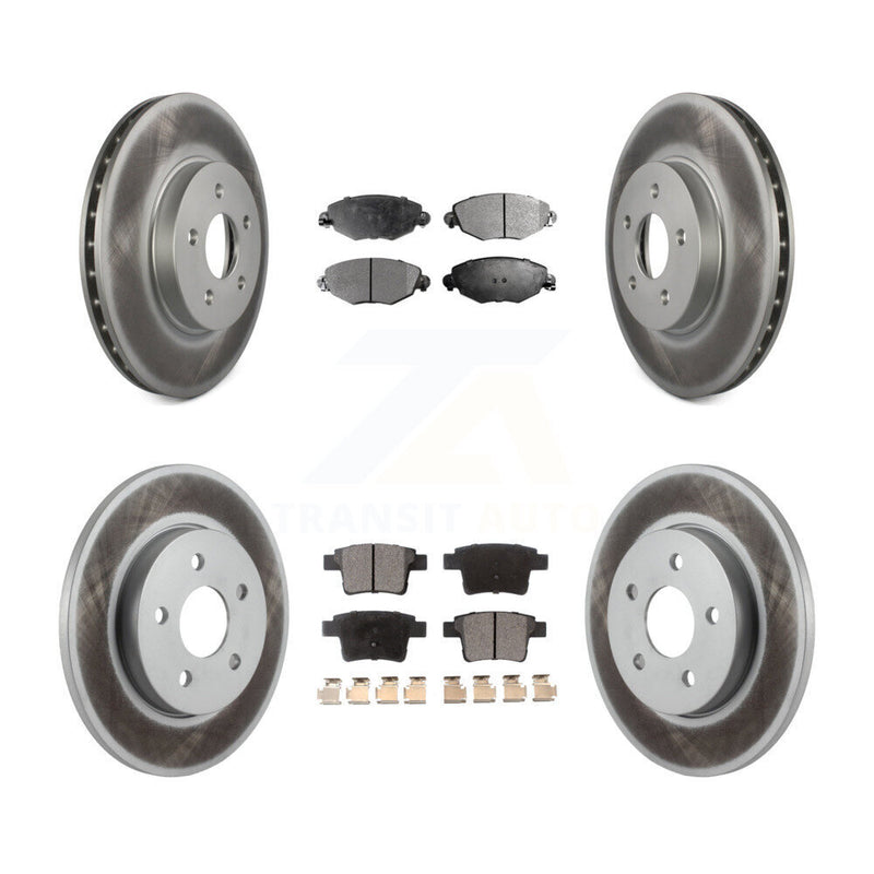Transit Auto KGT-101766 Disc Brake Kit for 2005-2008 Jaguar X-Type - Front and Rear