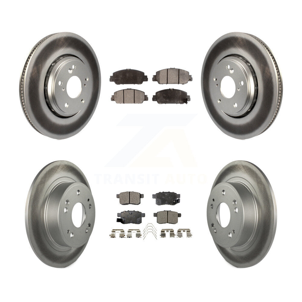 Transit Auto KGT-101771 Disc Brake Kit for 2017 Honda Accord - Front and Rear