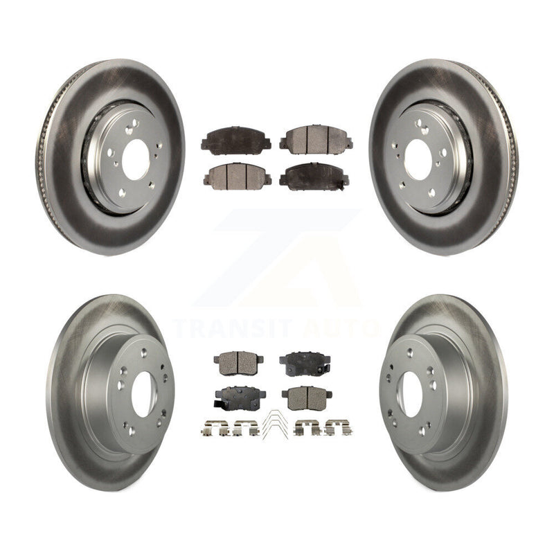 Transit Auto KGT-101771 Disc Brake Kit for 2017 Honda Accord - Front and Rear