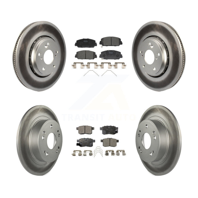 Transit Auto KGT-101772 Disc Brake Kit for 2016-2017 Honda Accord - Front and Rear