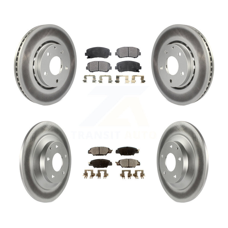 Transit Auto KGT-101774 Disc Brake Kit for 2016-2024 Mazda CX-5 - Front and Rear