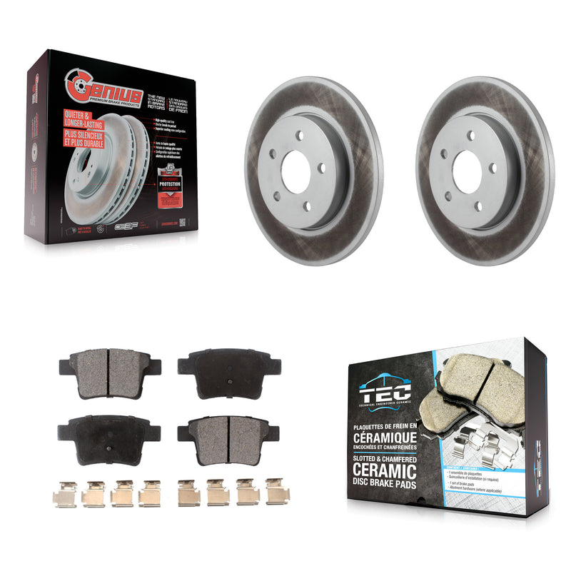 Transit Auto KGT-101778 Disc Brake Kit for 2005-2008 Jaguar X-Type - Rear