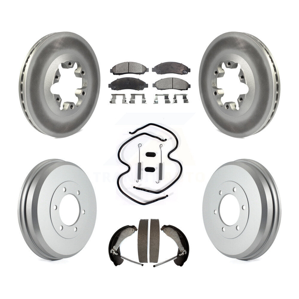 Transit Auto KGT-101790 Disc Brake Kit for 2004-2008 Isuzu i-290, Isuzu i-370 and More - Front and Rear
