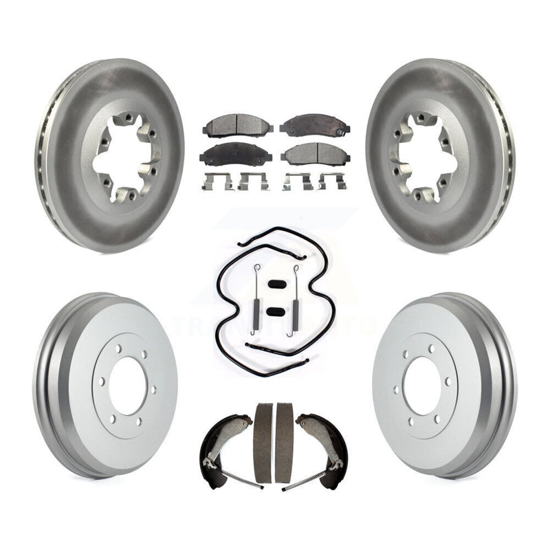 Transit Auto KGT-101790 Disc Brake Kit for 2004-2008 Isuzu i-290, Isuzu i-370 and More - Front and Rear