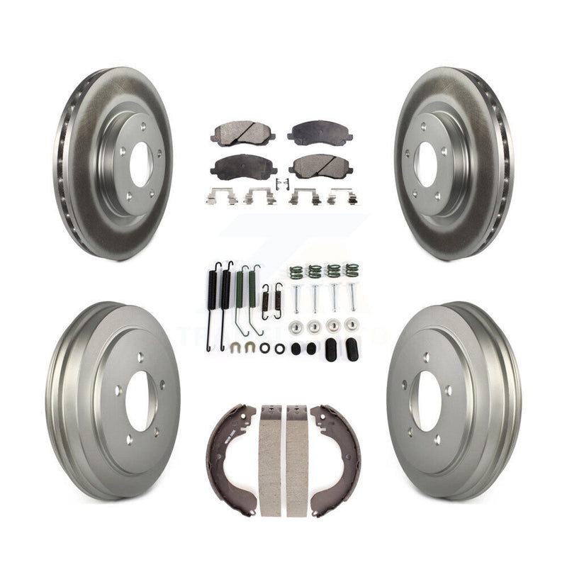 Transit Auto KGT-101806 Disc Brake Kit for 2007-2017 Dodge Caliber, Dodge Avenger and More - Front and Rear