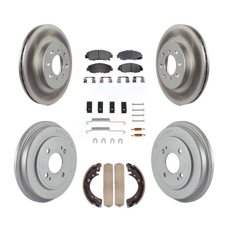 Transit Auto KGT-101813 Disc Brake Kit for 2001-2005 Honda Civic - Front and Rear