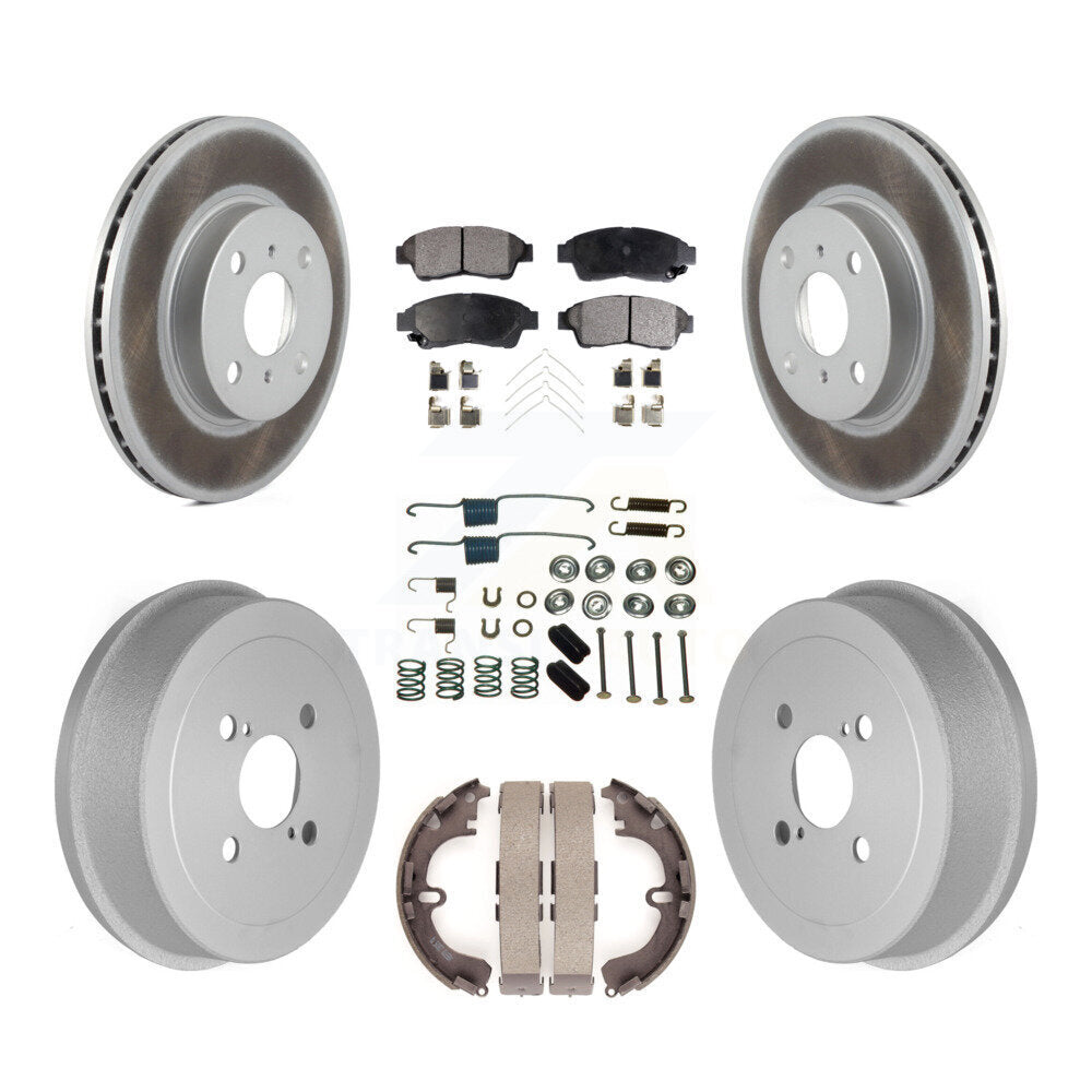 Transit Auto KGT-101818 Disc Brake Kit for 1993-1997 Geo Prizm, Toyota Corolla - Front and Rear