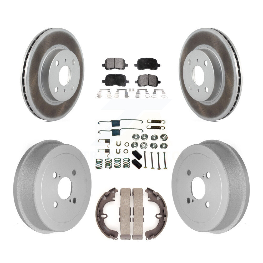 Transit Auto KGT-101820 Disc Brake Kit for 1998-2002 Chevrolet Prizm, Toyota Corolla - Front and Rear