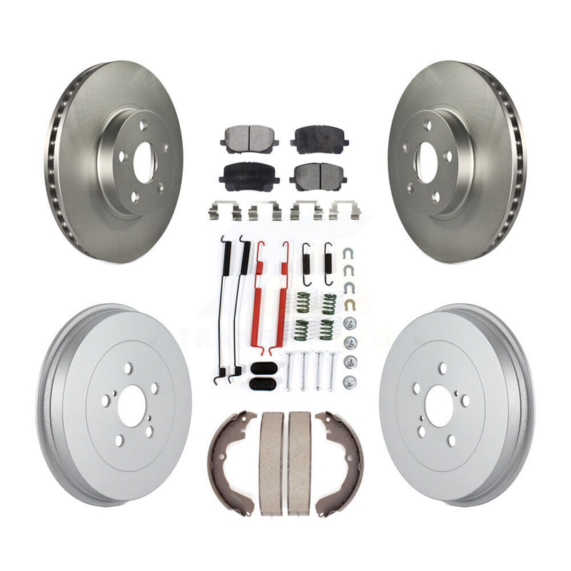 Transit Auto KGT-101822 Disc Brake Kit for 2003-2008 Toyota Matrix, Pontiac Vibe - Front and Rear