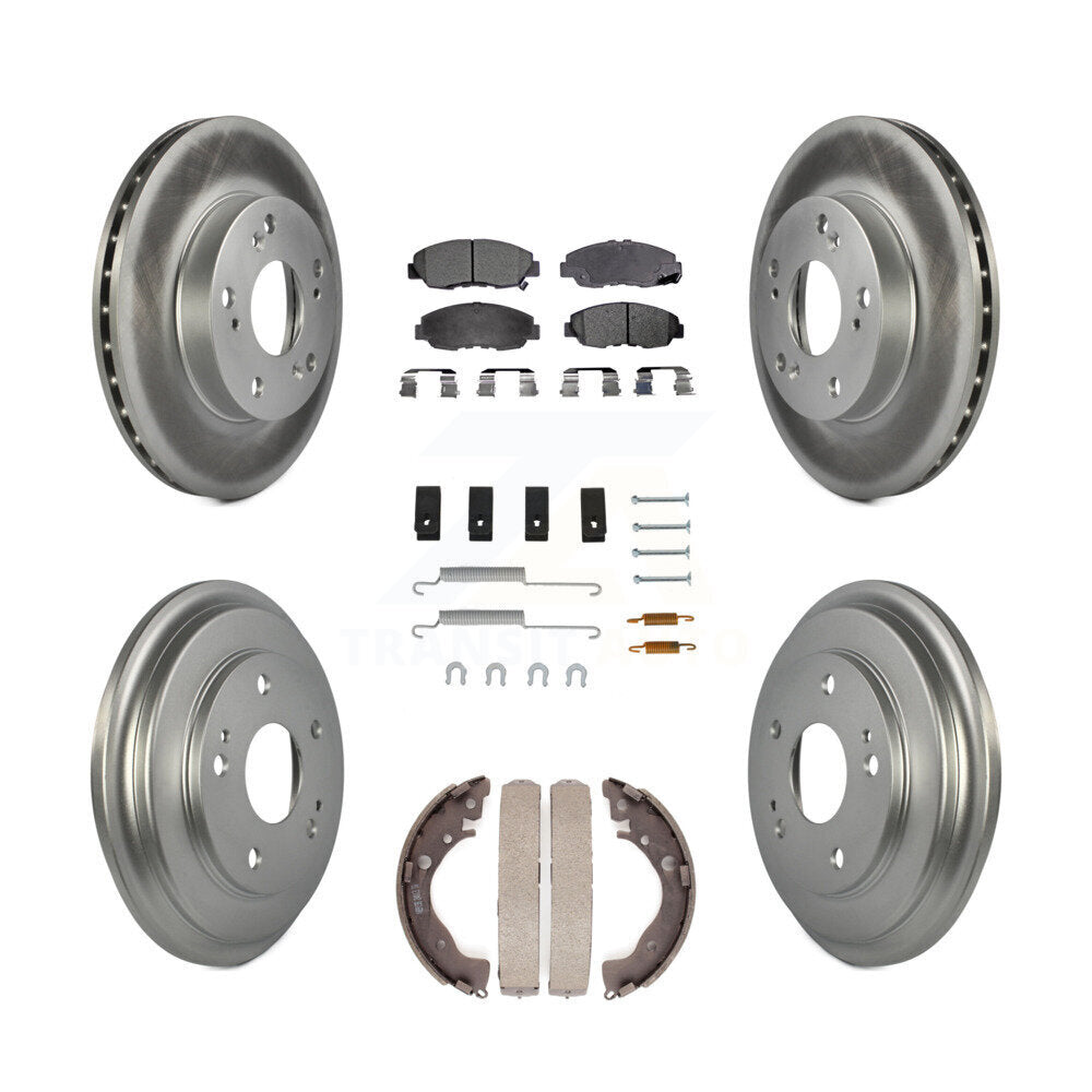 Transit Auto KGT-101828 Disc Brake Kit for 2006-2011 Honda Civic - Front and Rear