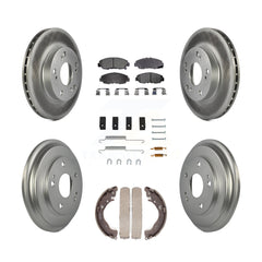 Transit Auto KGT-101828 Disc Brake Kit for 2006-2011 Honda Civic - Front and Rear