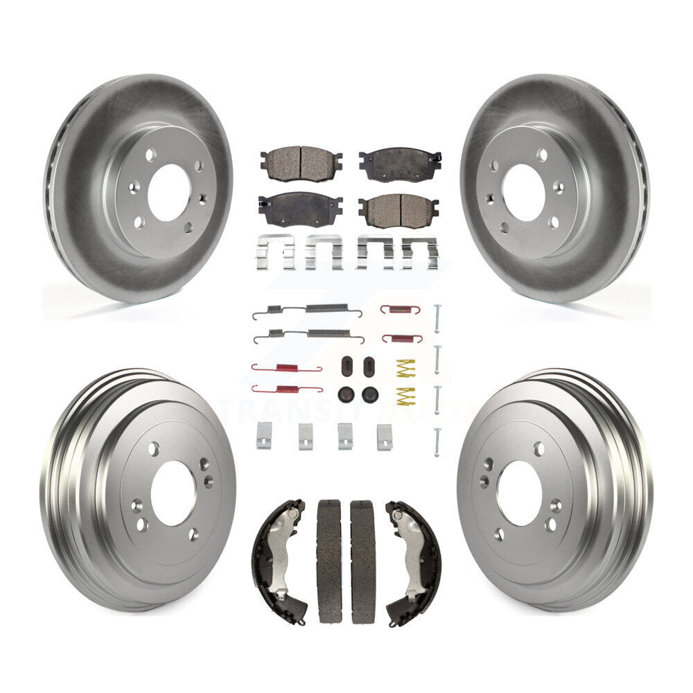 Transit Auto KGT-101833 Disc Brake Kit for 2006-2011 Hyundai Accent, Kia Rio, Kia Rio5 - Front and Rear