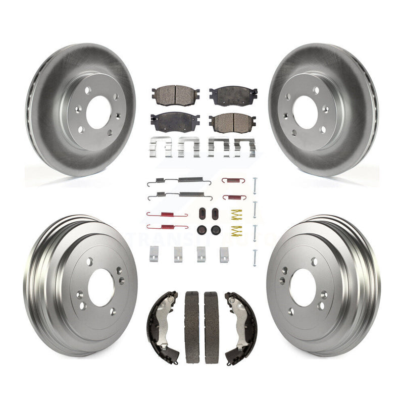 Transit Auto KGT-101833 Disc Brake Kit for 2006-2011 Hyundai Accent, Kia Rio, Kia Rio5 - Front and Rear