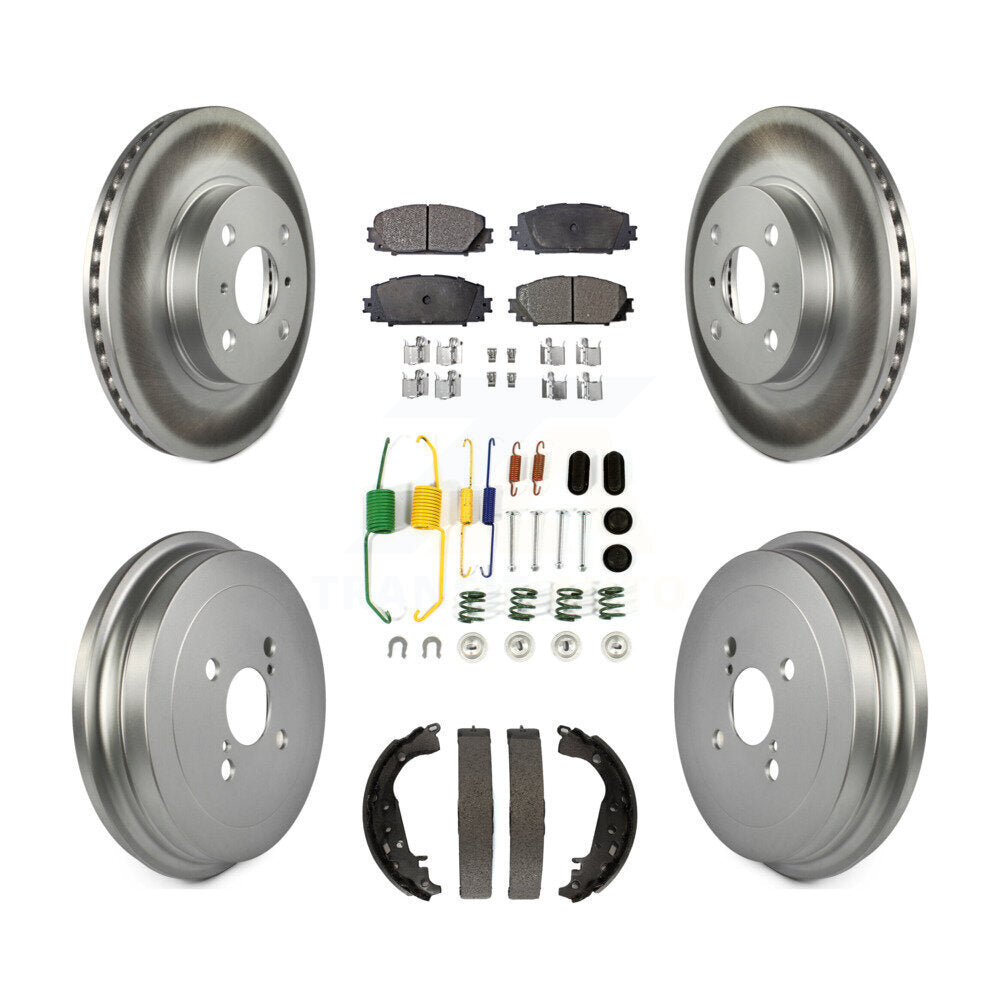 Transit Auto KGT-101834 Disc Brake Kit for 2006-2014 Toyota Yaris - Front and Rear