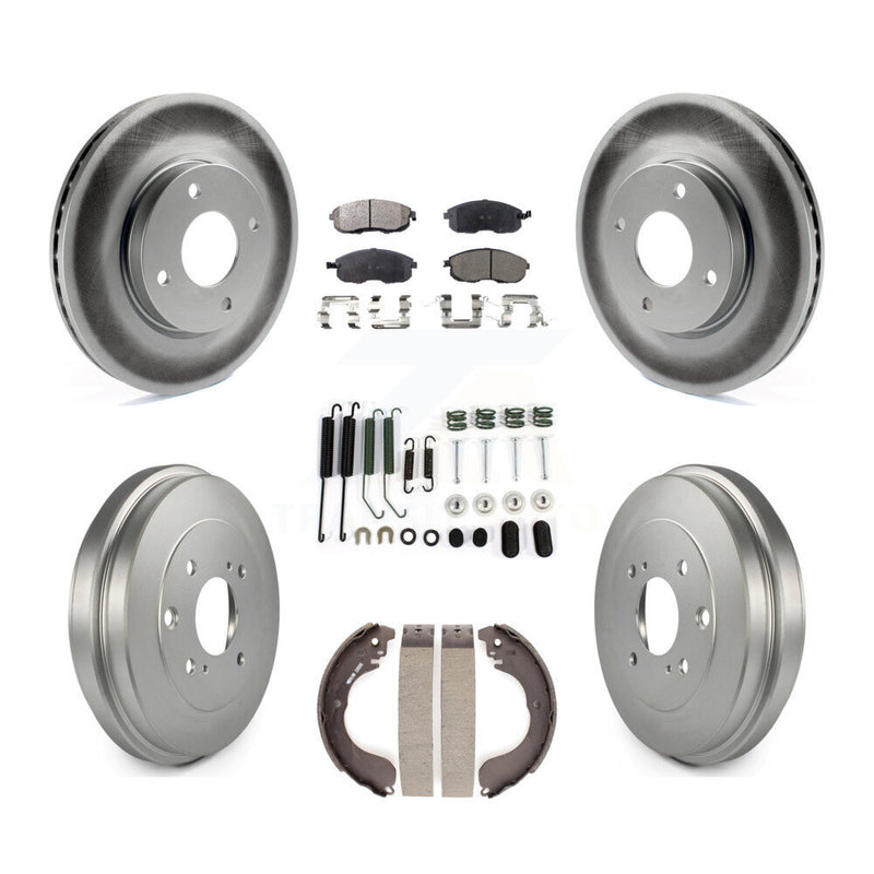 Transit Auto KGT-101835 Disc Brake Kit for 2007-2014 Nissan Versa, Nissan Cube, Nissan Sentra - Front and Rear