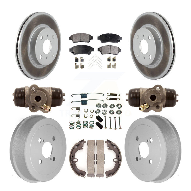 Transit Auto KGT-101857 Disc Brake Kit for 1993-1997 Geo Prizm, Toyota Corolla - Front and Rear