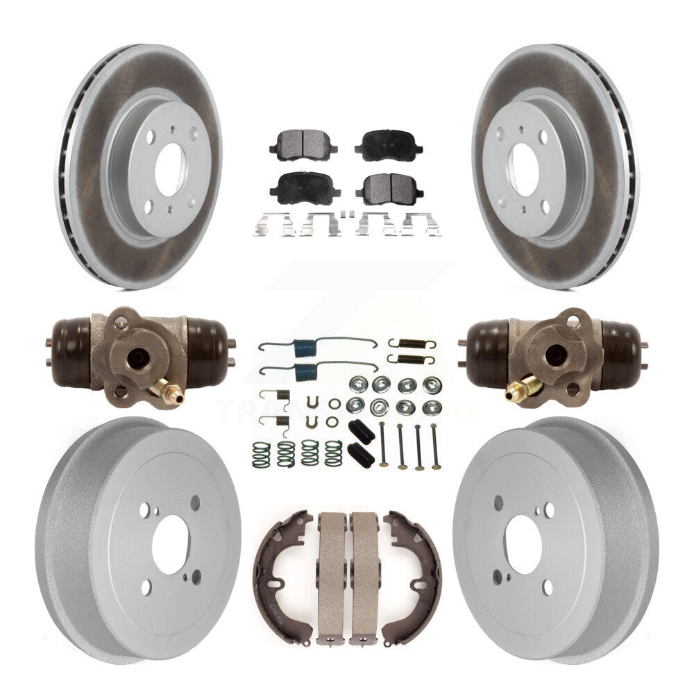 Transit Auto KGT-101860 Disc Brake Kit for 1999-2002 Toyota Corolla - Front and Rear