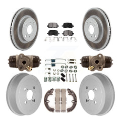 Transit Auto KGT-101862 Disc Brake Kit for 1998-2002 Chevrolet Prizm, Toyota Corolla - Front and Rear