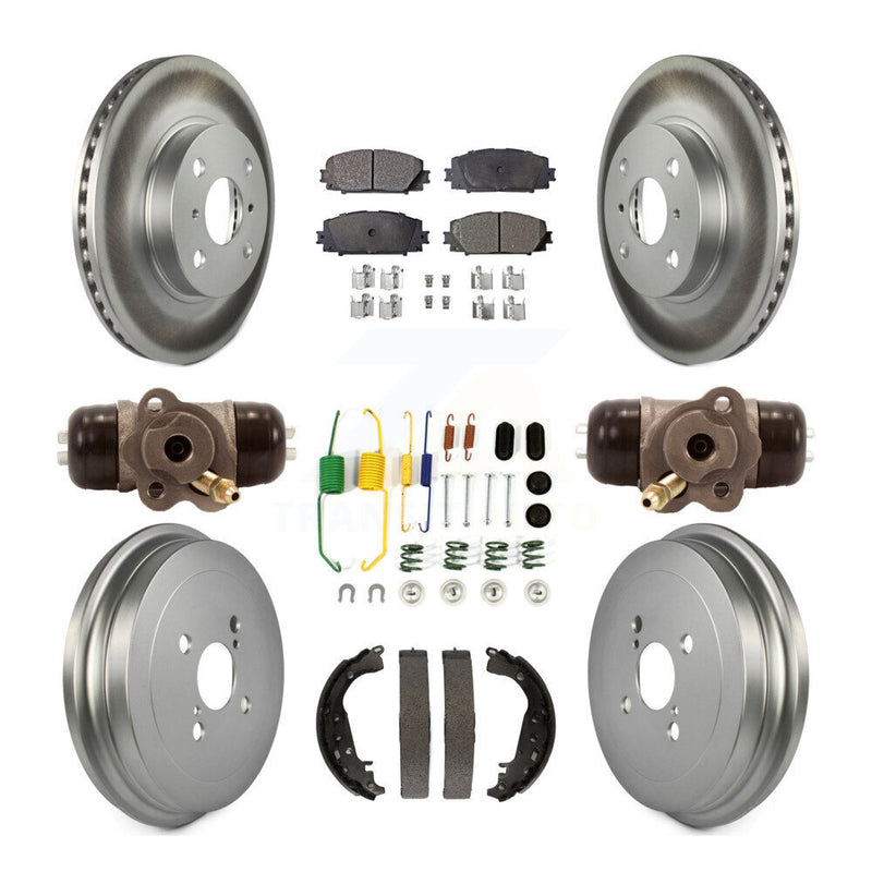 Transit Auto KGT-101866 Disc Brake Kit for 2006-2014 Toyota Yaris - Front and Rear
