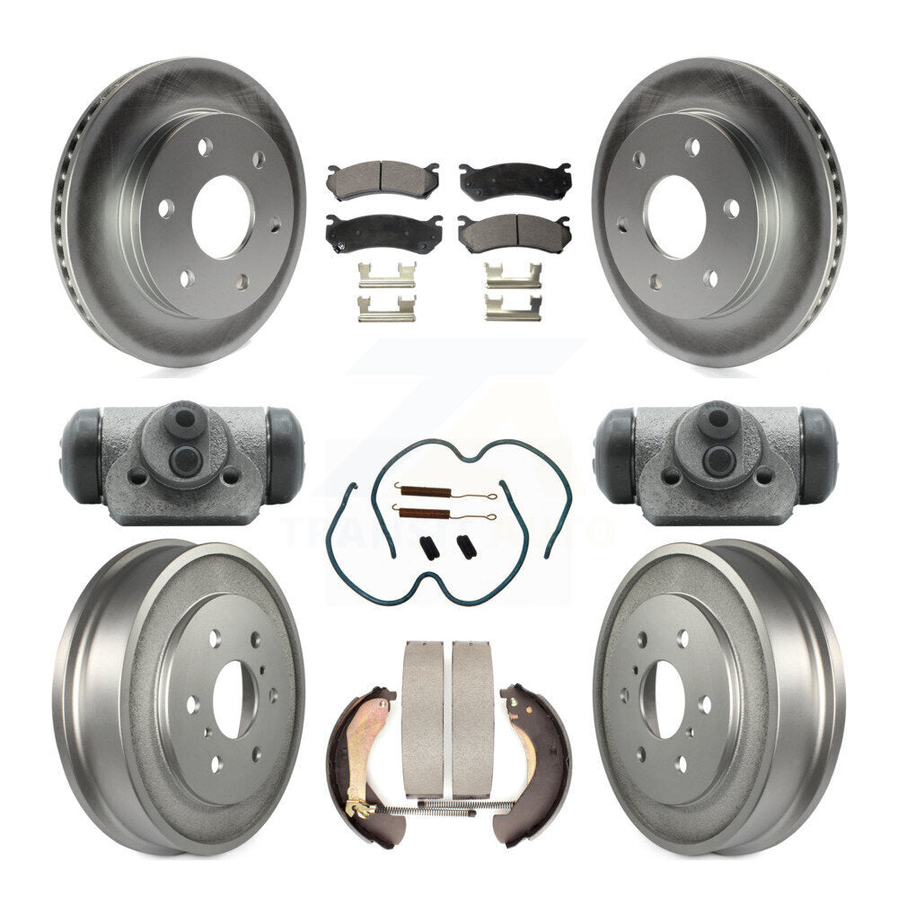Transit Auto KGT-101869 Disc Brake Kit for 2005-2007 Chevrolet Silverado 1500, Chevrolet Silverado 1500 Classic, GMC Sierra 1500 - Front and Rear