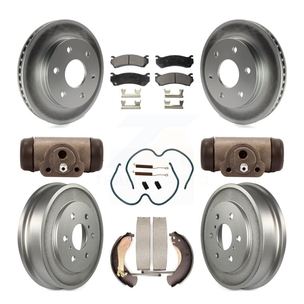 Transit Auto KGT-101870 Disc Brake Kit for 2005-2007 Chevrolet Silverado 1500 Classic, Chevrolet Silverado 1500, GMC Sierra 1500 - Front and Rear
