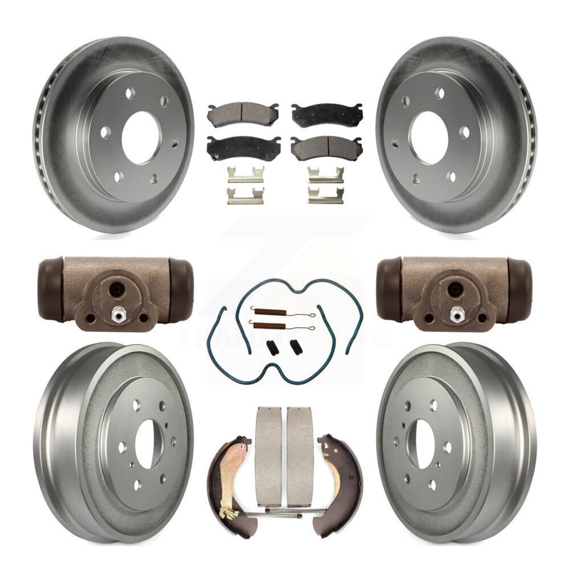 Transit Auto KGT-101870 Disc Brake Kit for 2005-2007 Chevrolet Silverado 1500 Classic, Chevrolet Silverado 1500, GMC Sierra 1500 - Front and Rear