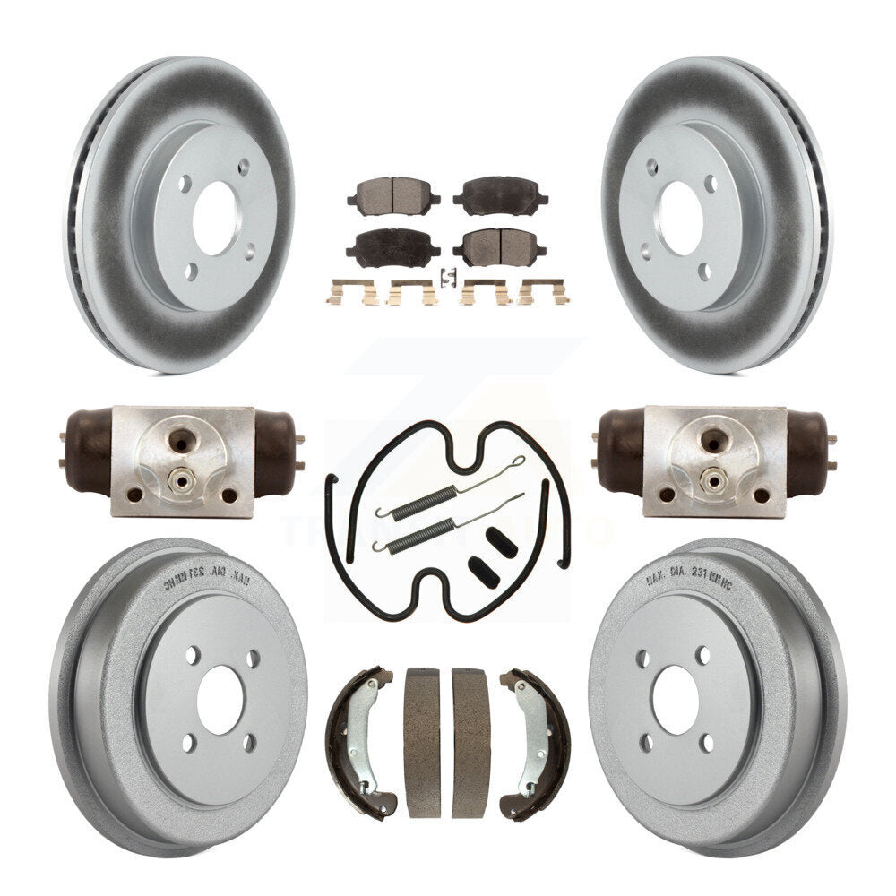 Transit Auto KGT-101872 Disc Brake Kit for 2003 Saturn Ion - Front and Rear