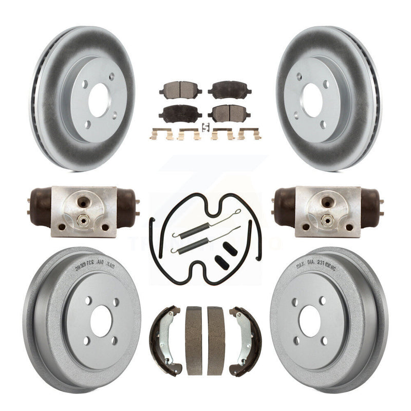 Transit Auto KGT-101872 Disc Brake Kit for 2003 Saturn Ion - Front and Rear