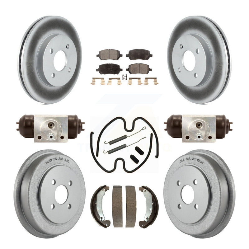 Transit Auto KGT-101873 Disc Brake Kit for 2003-2008 Pontiac G5, Chevrolet Cobalt and More - Front and Rear