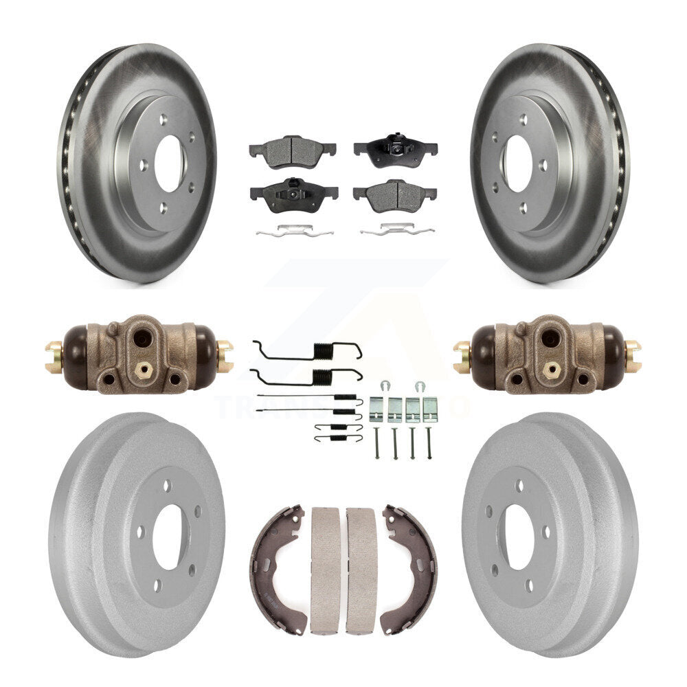 Transit Auto KGT-101887 Disc Brake Kit for 2005-2007 Ford Escape, Mercury Mariner - Front and Rear