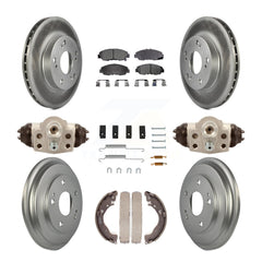 Transit Auto KGT-101896 Disc Brake Kit for 2006-2011 Honda Civic - Front and Rear