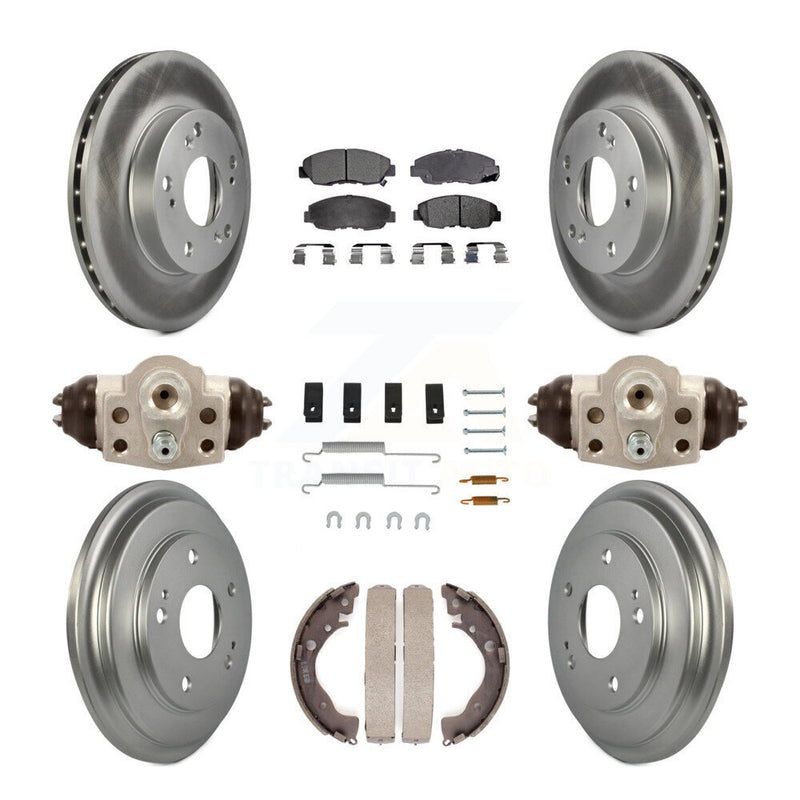 Transit Auto KGT-101896 Disc Brake Kit for 2006-2011 Honda Civic - Front and Rear