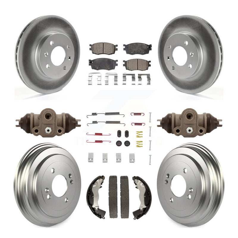 Transit Auto KGT-101898 Disc Brake Kit for 2006-2011 Hyundai Accent, Kia Rio, Kia Rio5 - Front and Rear
