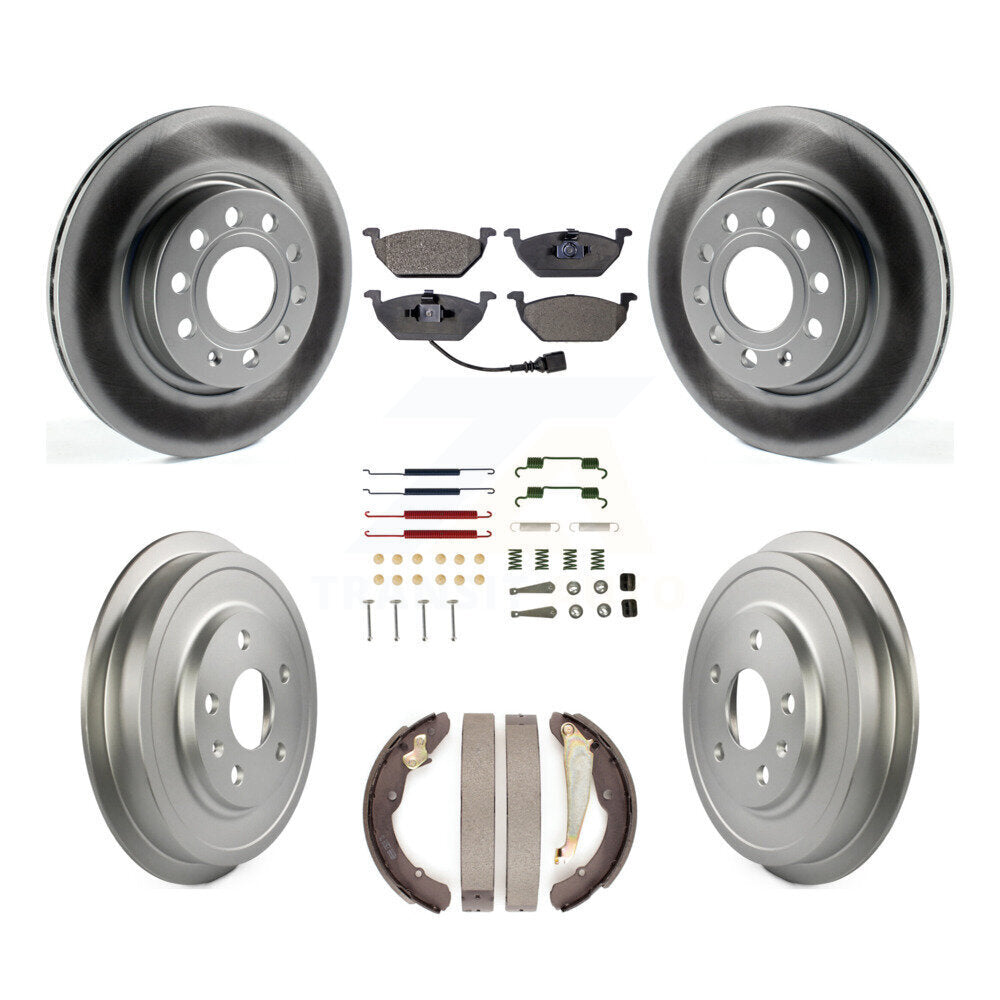 Transit Auto KGT-101923 Disc Brake Kit for 2011-2012 Volkswagen Jetta - Front and Rear