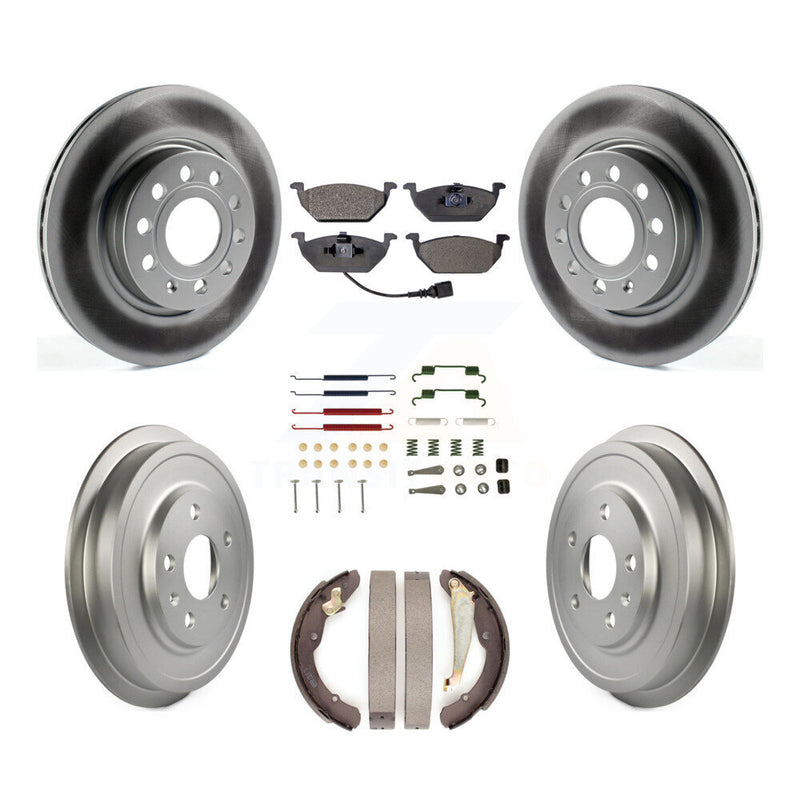 Transit Auto KGT-101923 Disc Brake Kit for 2011-2012 Volkswagen Jetta - Front and Rear