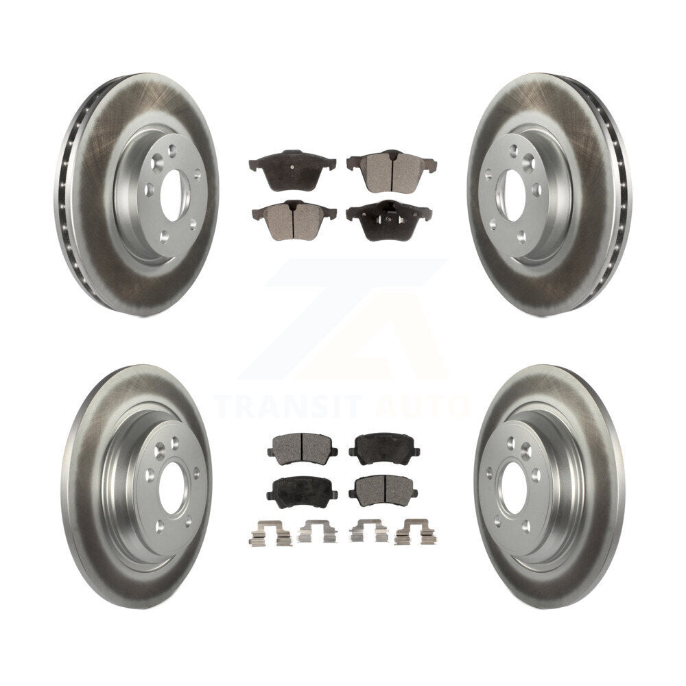 Transit Auto KGT-101926 Disc Brake Kit for 2008 Volvo V70 - Front and Rear