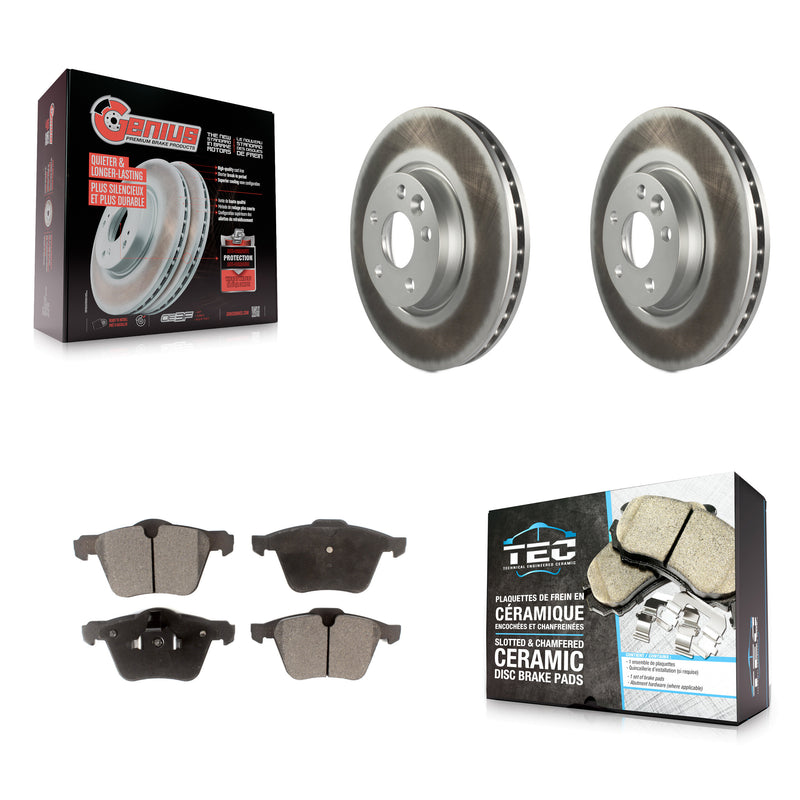 Transit Auto KGT-101929 Disc Brake Kit for 2008 Volvo V70 - Front