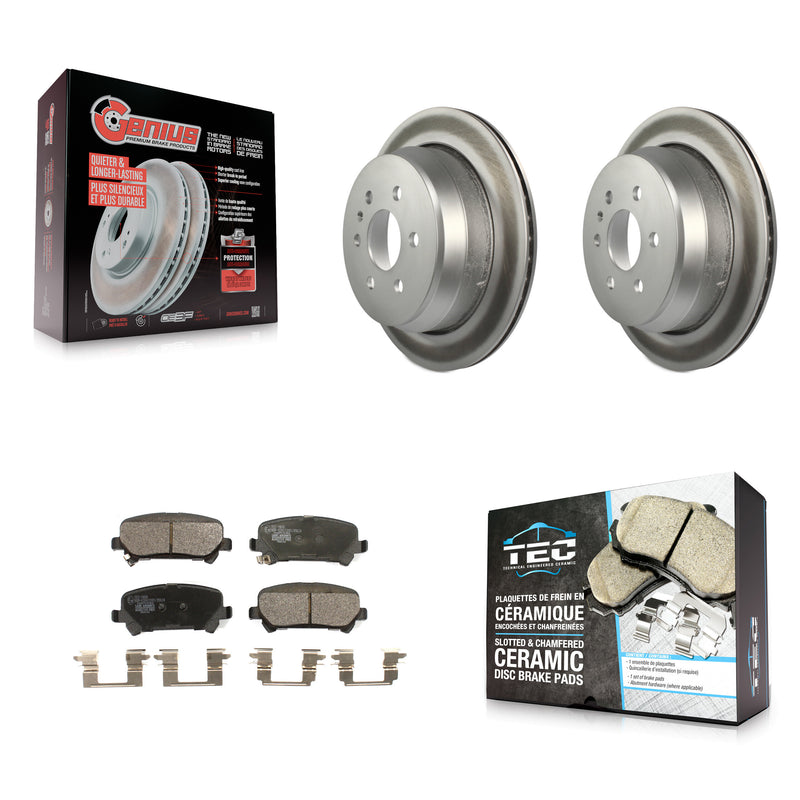 Transit Auto KGT-101932 Disc Brake Kit for 2015-2020 Chevrolet Colorado, GMC Canyon - Rear