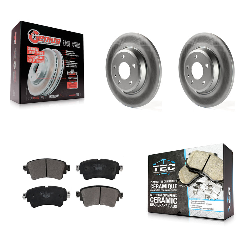 Transit Auto KGT-101935 Disc Brake Kit for 2017-2019 Audi A4, Audi A4 Quattro - Rear