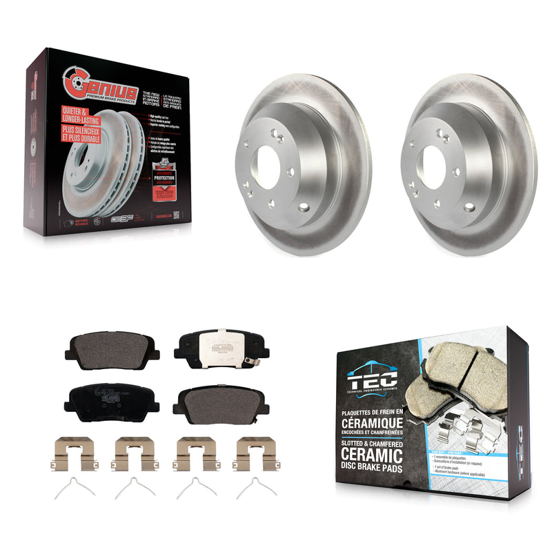 Transit Auto KGT-101936 Disc Brake Kit for 2016-2020 Hyundai Santa Fe, Hyundai Santa Fe Sport and More - Rear