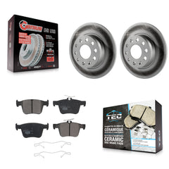 Transit Auto KGT-101937 Disc Brake Kit for 2015-2023 Volkswagen Taos, Audi A3 and More - Rear