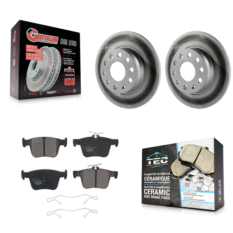 Transit Auto KGT-101937 Disc Brake Kit for 2015-2023 Volkswagen Taos, Audi A3 and More - Rear